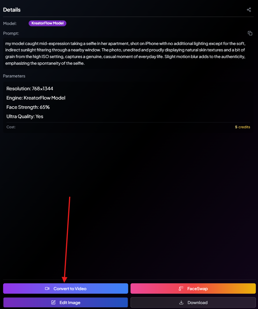 Video prompt input
